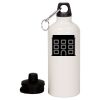 20 oz Aluminum Water Bottle with Carabiner Thumbnail