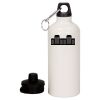 20 oz Aluminum Water Bottle with Carabiner Thumbnail