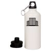 20 oz Aluminum Water Bottle with Carabiner Thumbnail
