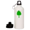 20 oz Aluminum Water Bottle with Carabiner Thumbnail
