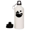 20 oz Aluminum Water Bottle with Carabiner Thumbnail