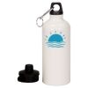 20 oz Aluminum Water Bottle with Carabiner Thumbnail