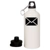 20 oz Aluminum Water Bottle with Carabiner Thumbnail