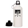 20 oz Aluminum Water Bottle with Carabiner Thumbnail
