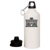 20 oz Aluminum Water Bottle with Carabiner Thumbnail