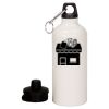 20 oz Aluminum Water Bottle with Carabiner Thumbnail