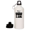 20 oz Aluminum Water Bottle with Carabiner Thumbnail