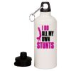 20 oz Aluminum Water Bottle with Carabiner Thumbnail