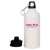 20 oz Aluminum Water Bottle with Carabiner Thumbnail
