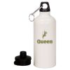 20 oz Aluminum Water Bottle with Carabiner Thumbnail