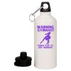 20 oz Aluminum Water Bottle with Carabiner Thumbnail