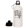 20 oz Aluminum Water Bottle with Carabiner Thumbnail