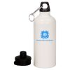 20 oz Aluminum Water Bottle with Carabiner Thumbnail