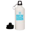 20 oz Aluminum Water Bottle with Carabiner Thumbnail