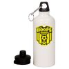20 oz Aluminum Water Bottle with Carabiner Thumbnail