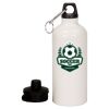 20 oz Aluminum Water Bottle with Carabiner Thumbnail