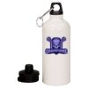 20 oz Aluminum Water Bottle with Carabiner Thumbnail