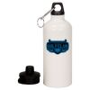 20 oz Aluminum Water Bottle with Carabiner Thumbnail