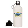 20 oz Aluminum Water Bottle with Carabiner Thumbnail