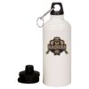 20 oz Aluminum Water Bottle with Carabiner Thumbnail