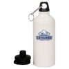 20 oz Aluminum Water Bottle with Carabiner Thumbnail