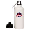 20 oz Aluminum Water Bottle with Carabiner Thumbnail