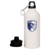 20 oz Aluminum Water Bottle with Carabiner Thumbnail