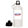 20 oz Aluminum Water Bottle with Carabiner Thumbnail