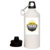 20 oz Aluminum Water Bottle with Carabiner Thumbnail