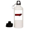20 oz Aluminum Water Bottle with Carabiner Thumbnail