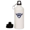 20 oz Aluminum Water Bottle with Carabiner Thumbnail