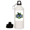 20 oz Aluminum Water Bottle with Carabiner Thumbnail