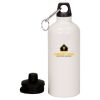 20 oz Aluminum Water Bottle with Carabiner Thumbnail