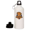 20 oz Aluminum Water Bottle with Carabiner Thumbnail