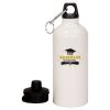 20 oz Aluminum Water Bottle with Carabiner Thumbnail