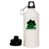 20 oz Aluminum Water Bottle with Carabiner Thumbnail