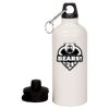 20 oz Aluminum Water Bottle with Carabiner Thumbnail