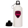 20 oz Aluminum Water Bottle with Carabiner Thumbnail