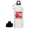 20 oz Aluminum Water Bottle with Carabiner Thumbnail