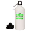 20 oz Aluminum Water Bottle with Carabiner Thumbnail