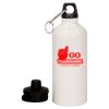 20 oz Aluminum Water Bottle with Carabiner Thumbnail