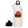 20 oz Aluminum Water Bottle with Carabiner Thumbnail