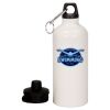 20 oz Aluminum Water Bottle with Carabiner Thumbnail
