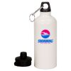 20 oz Aluminum Water Bottle with Carabiner Thumbnail
