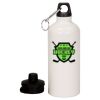 20 oz Aluminum Water Bottle with Carabiner Thumbnail