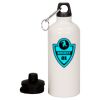 20 oz Aluminum Water Bottle with Carabiner Thumbnail