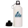 20 oz Aluminum Water Bottle with Carabiner Thumbnail