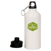 20 oz Aluminum Water Bottle with Carabiner Thumbnail