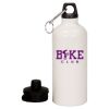 20 oz Aluminum Water Bottle with Carabiner Thumbnail