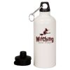 20 oz Aluminum Water Bottle with Carabiner Thumbnail